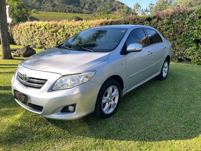 TOYOTA - COROLLA - 2009/2010 - Prata - Sob Consulta