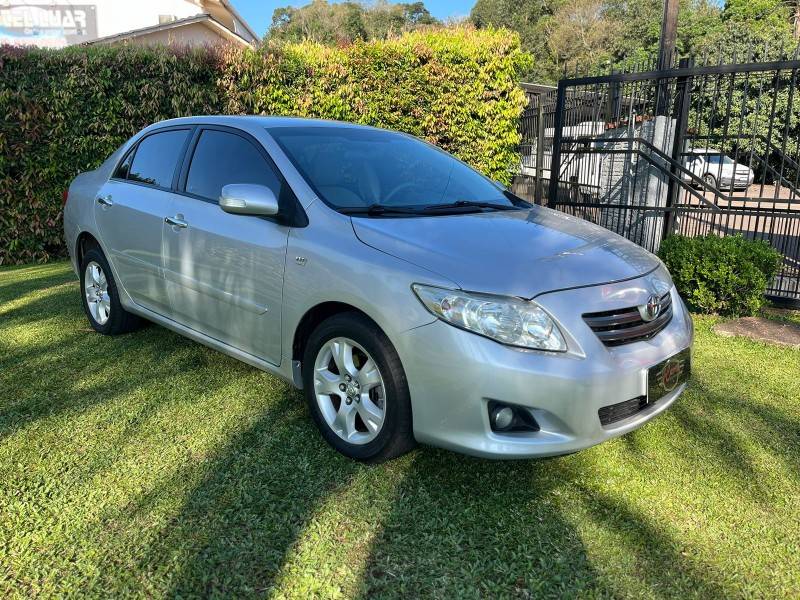 TOYOTA - COROLLA - 2009/2010 - Prata - Sob Consulta